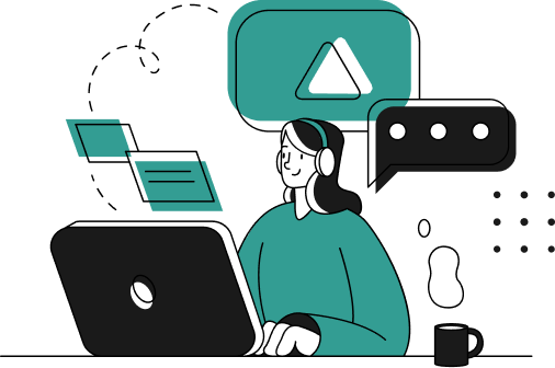 Support Center Illustration
